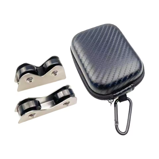 Billiard Cue Straightness Checker Durable Straightening Calibrator with Carrying Case Pool Cue Maintenance Inspect Tool