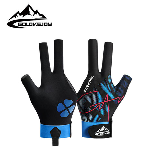 Thin three-finger pool cue snooker gloves for left/right hand