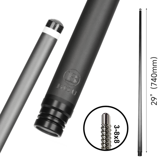 EJE DE FRENO DE FIBRA DE CARBONO DE 29 PULGADAS, 12,9 MM, EJE SIMPLE