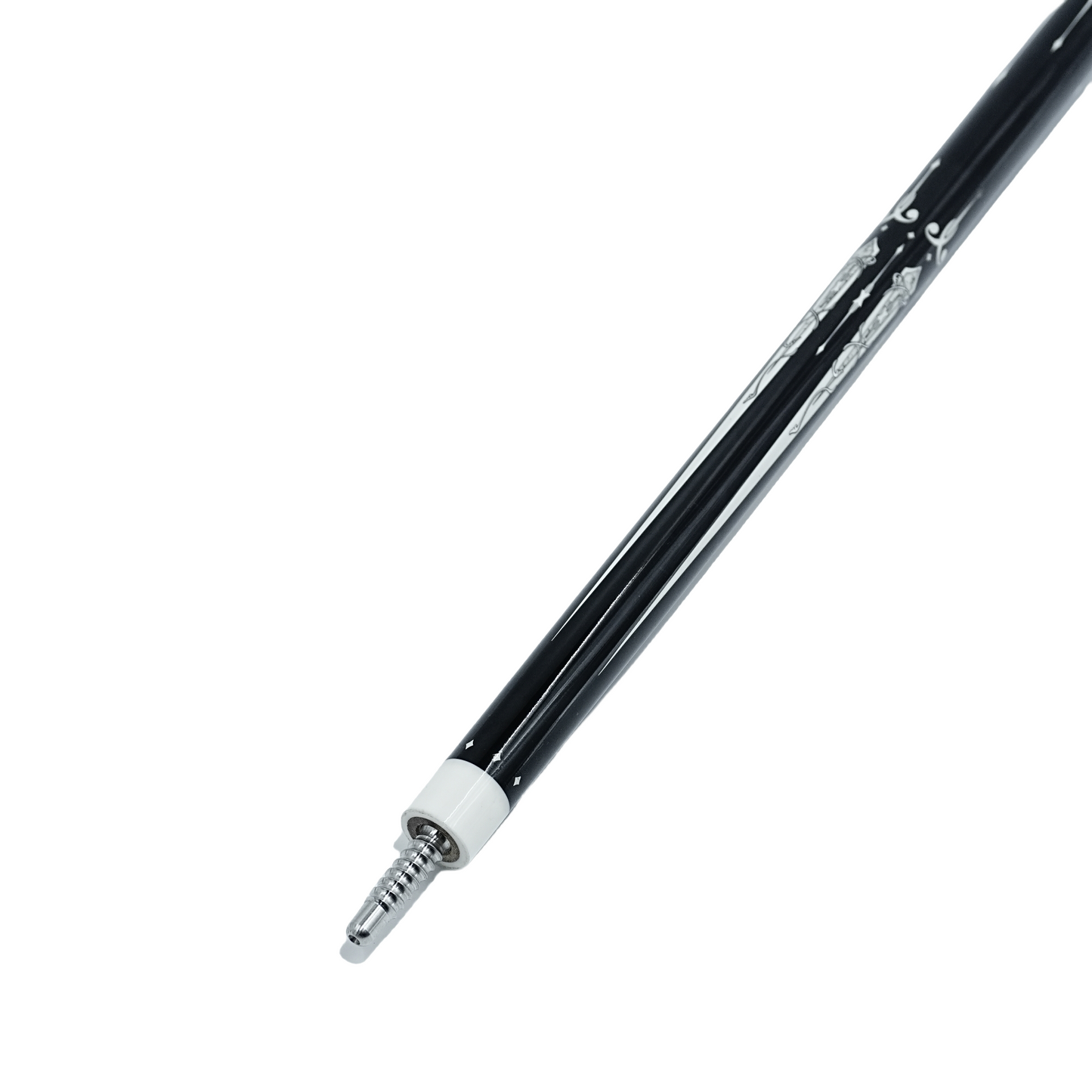 BIZU MOON SPEED 58" Carbon Fiber Billiard Pool Cue 12.5mm-White Cloud