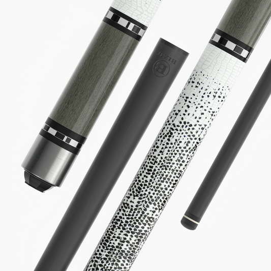 BIZU MOON SPEED 58" Carbon Fiber Pool Cue-Lizard skin texture