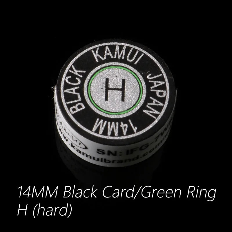 KAMUI-Taco de billar japonés Original, punta de billar, 14mm, 8 capas, H, M, S.
