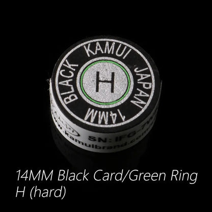 KAMUI-Taco de billar japonés Original, punta de billar, 14mm, 8 capas, H, M, S.