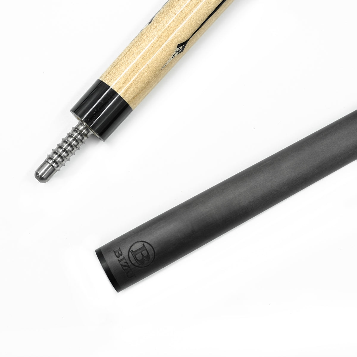 NEW BIZU NEBULA 58" Carbon Fiber Pool Cue-Microfiber Leather Wrap-Blocks