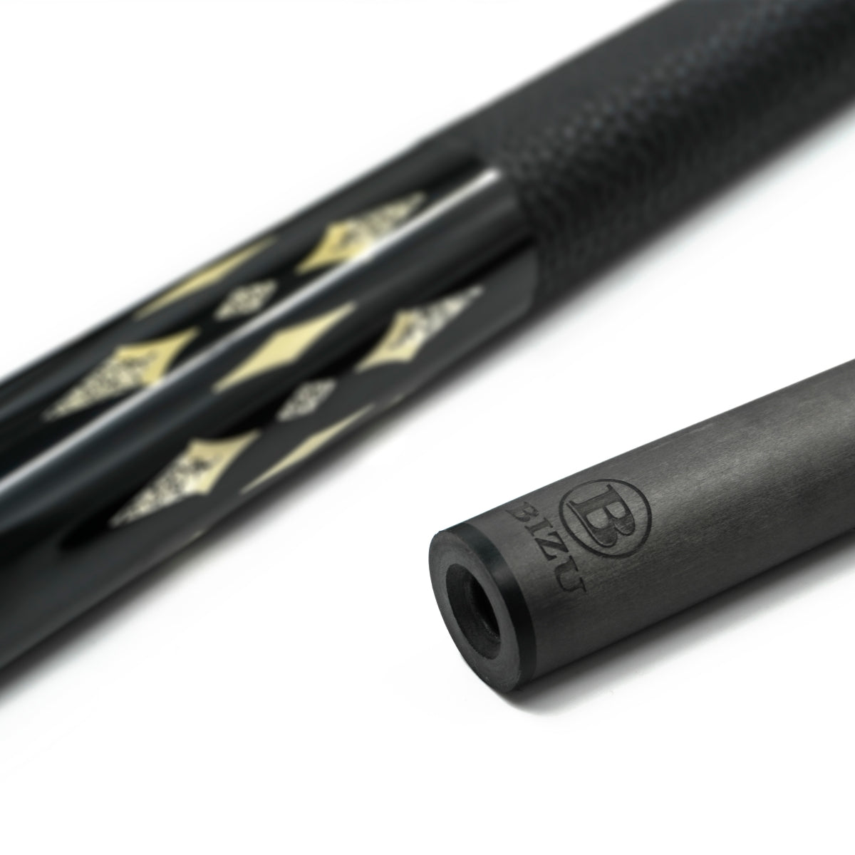 NEW BIZU NEBULA 58" Carbon Fiber Pool Cue-Microfiber Leather Wrap-Blocks