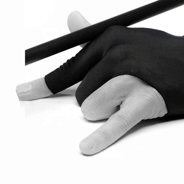 High Quality Breathable Short Finger Snooker Cue Gloves
