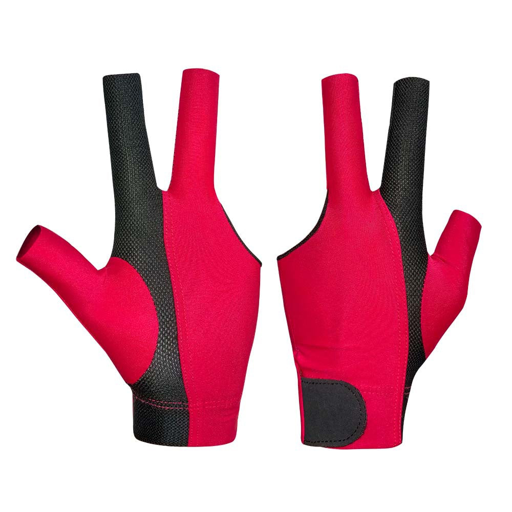 3 Finger Breathable Elastic Quick Dry Billiard Snooker Gloves