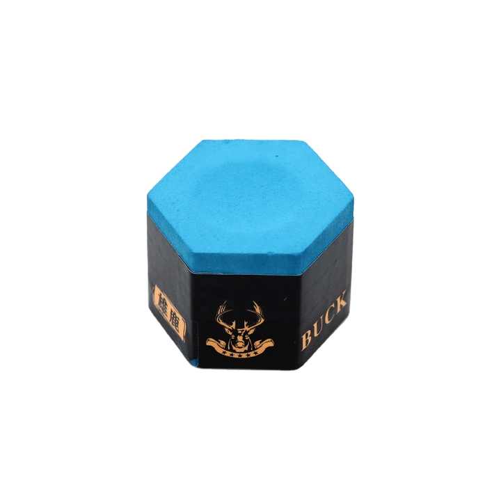 Hot Sale High-end Fashion Beautiful Hexagonal Billiard Chalk Accessories Pool Cue Blue Chalk