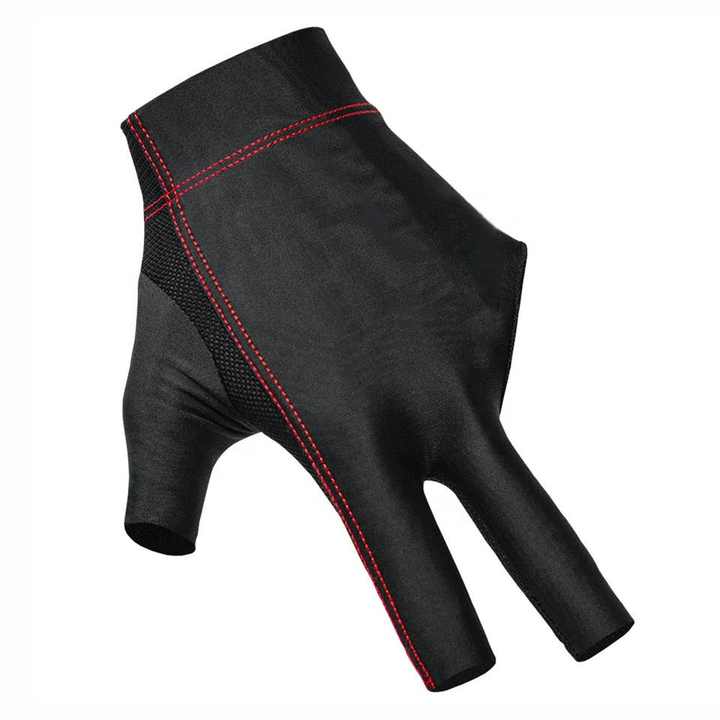 High Quality Breathable Short Finger Snooker Cue Gloves