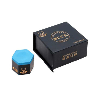 Hot Sale High-end Fashion Beautiful Hexagonal Billiard Chalk Accessories Pool Cue Blue Chalk