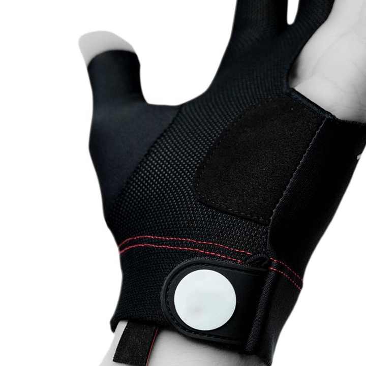 High Quality Breathable Short Finger Snooker Cue Gloves