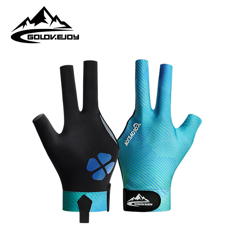 Thin three-finger pool cue snooker gloves for left/right hand