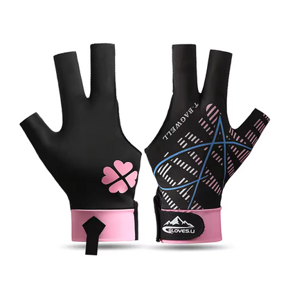 Ice silk non-slip breathable billiard gloves
