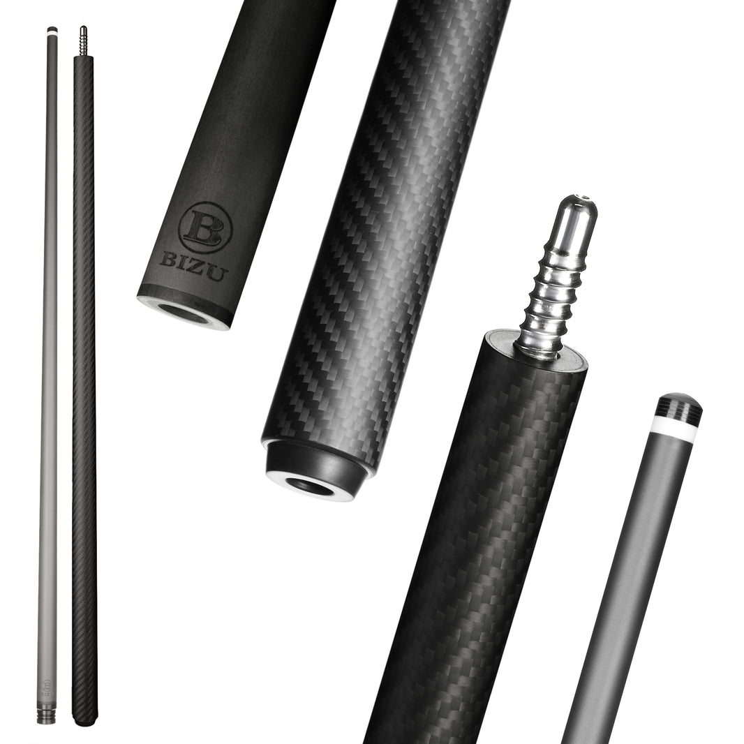 FULL CARBON FIBER POOL CUE – BIZU BILLIARDS