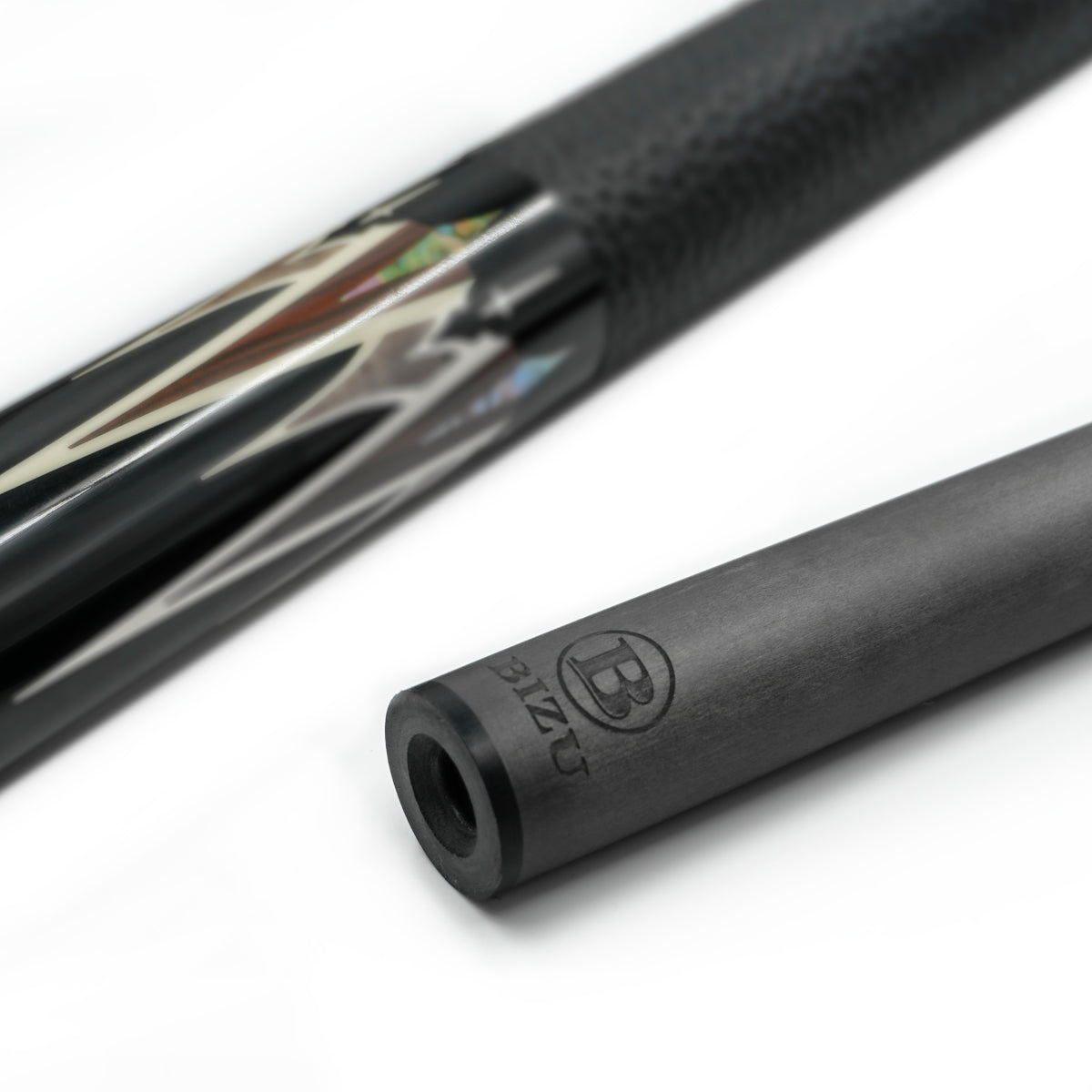 NEW BIZU NEBULA 58" Carbon Fiber Pool Cue-Microfiber Leather Wrap-Shining Night