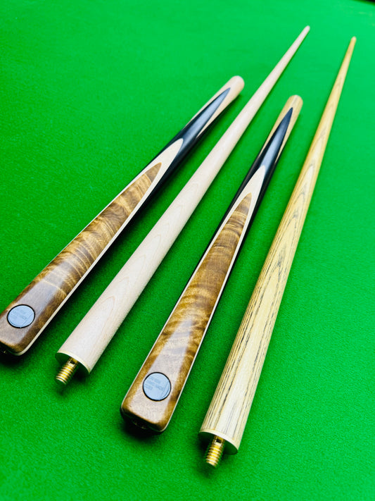 Handcrafted custom snooker cue