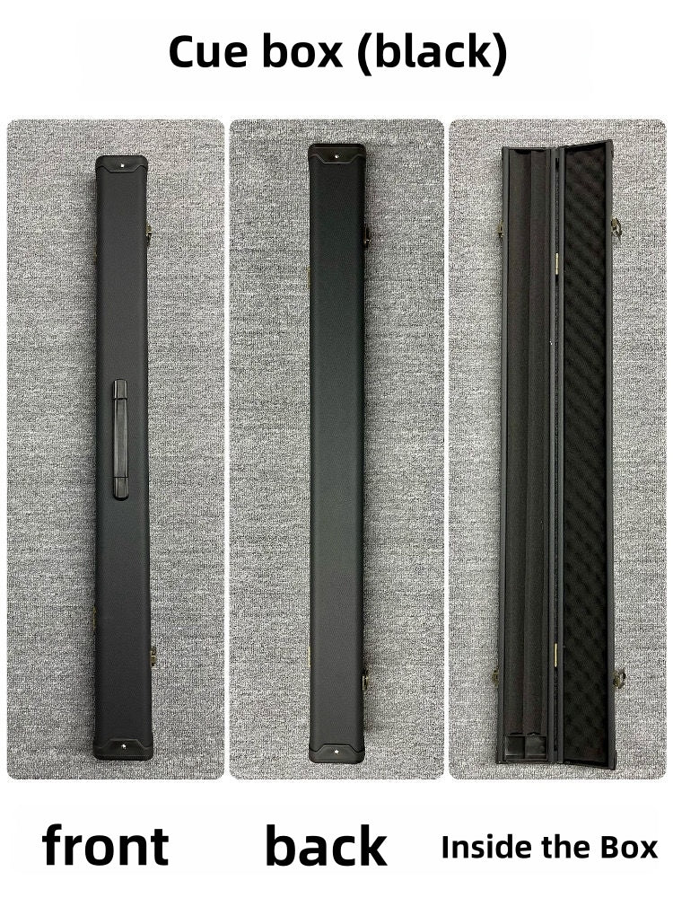 1/2 pool cue protection box, can hold chalk