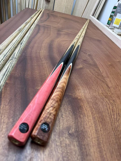 Handcrafted custom snooker cue