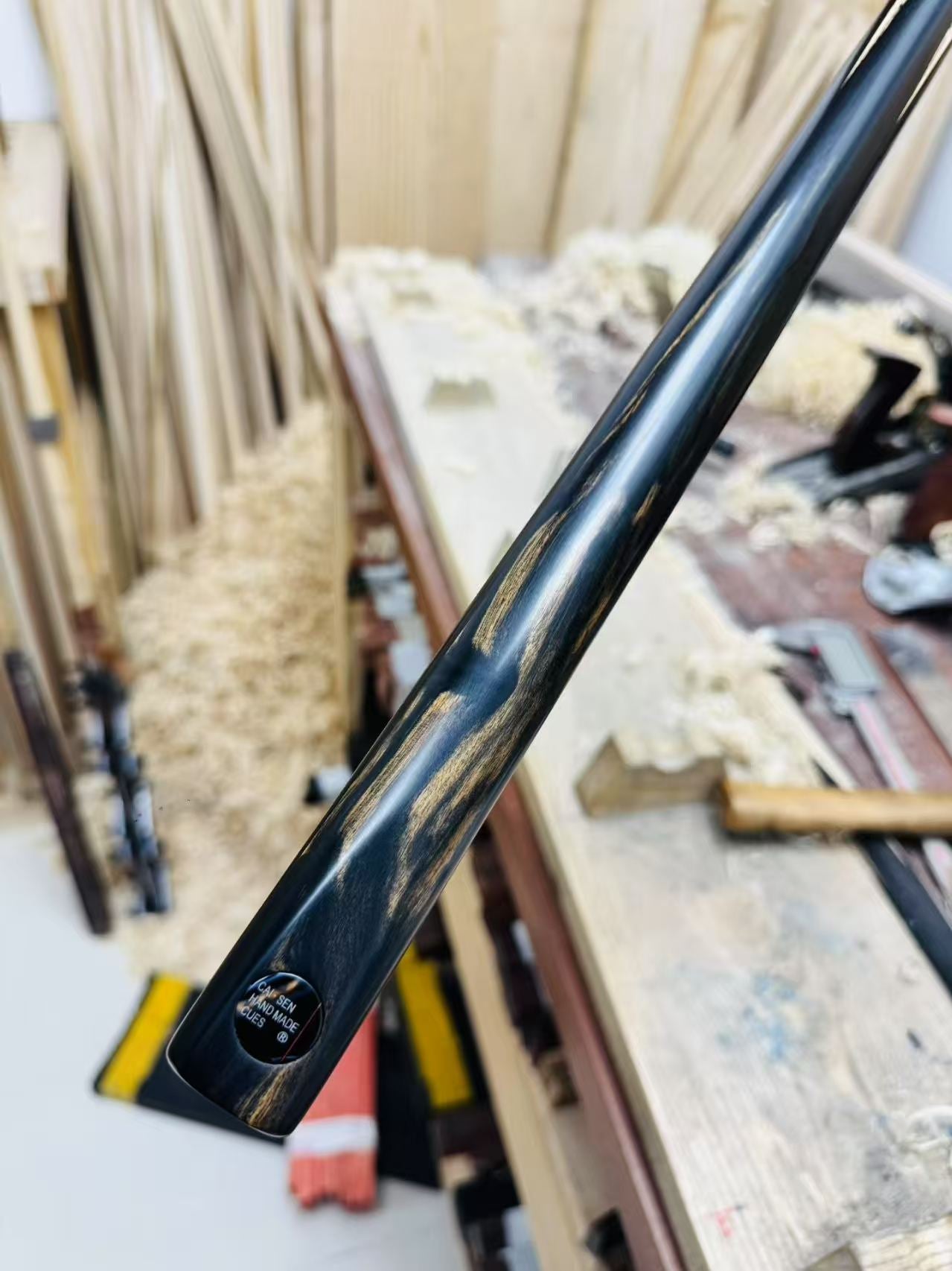 Handcrafted custom snooker cue