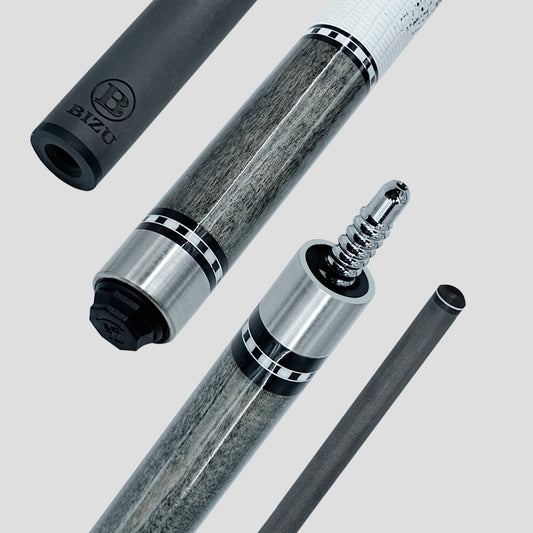 BIZU MOON SPEED 58" Carbon Fiber Pool Cue-Lizard skin texture