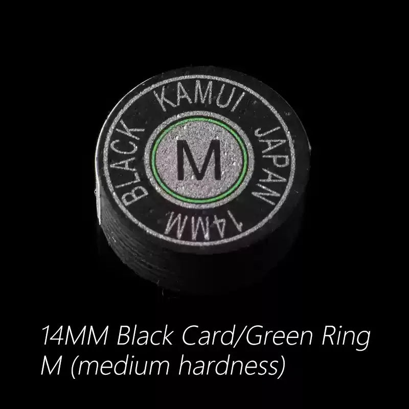 KAMUI-Taco de billar japonés Original, punta de billar, 14mm, 8 capas, H, M, S.
