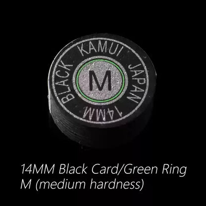 KAMUI-Taco de billar japonés Original, punta de billar, 14mm, 8 capas, H, M, S.