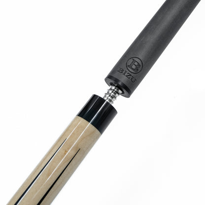 NEW BIZU NEBULA 58" Carbon Fiber Pool Cue-Microfiber Leather Wrap -Flames