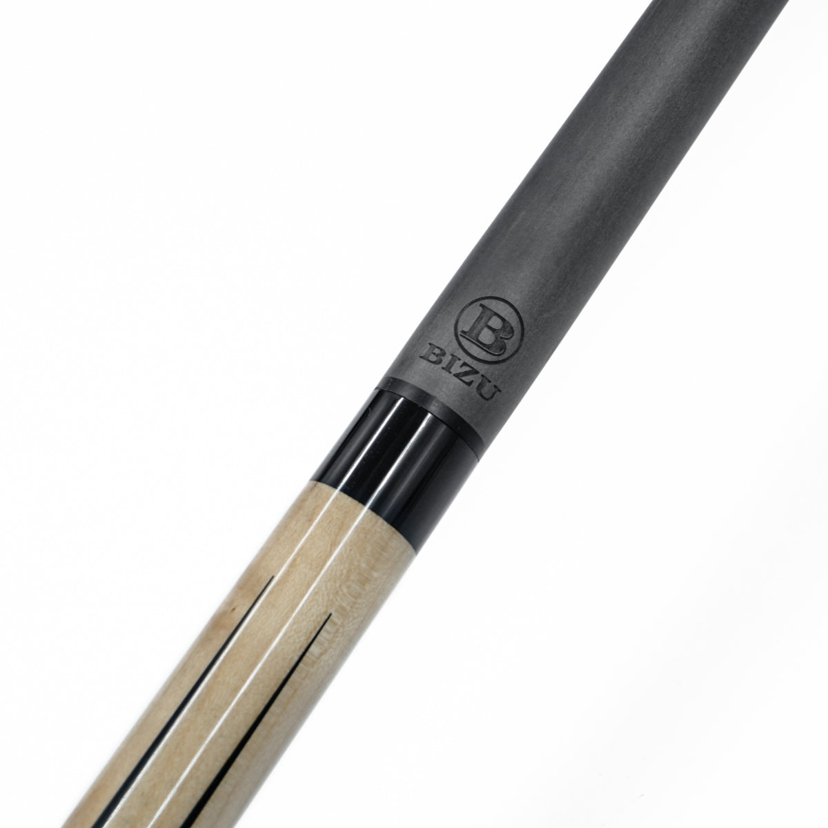 NEW BIZU NEBULA 58" Carbon Fiber Pool Cue-Microfiber Leather Wrap -Flames