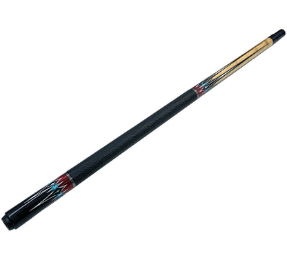 NEW BIZU NEBULA 58" Carbon Fiber Pool Cue-Microfiber Leather Wrap -Flames