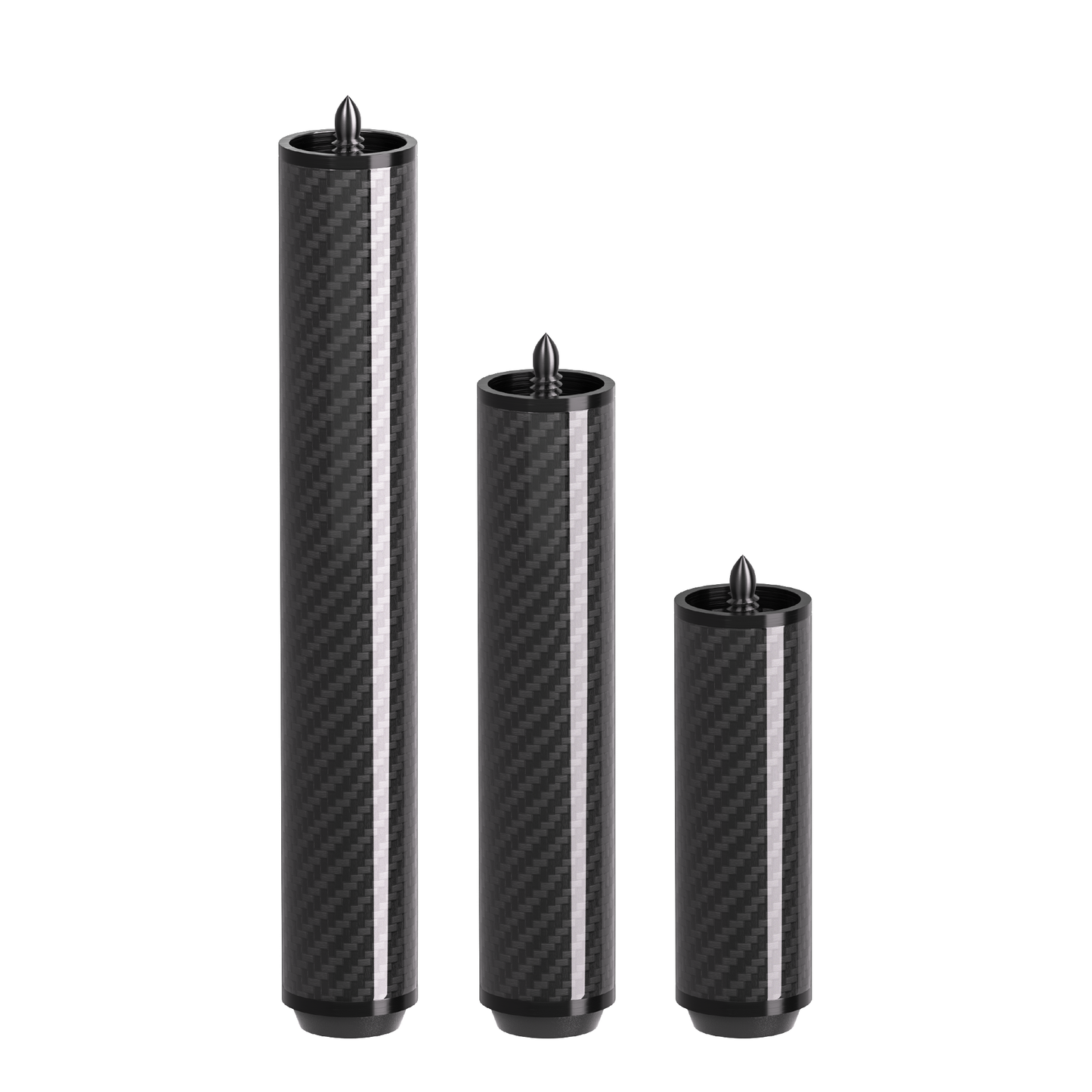 BIZU Pool Cue Accessories Carbon Fiber Tail End Extender