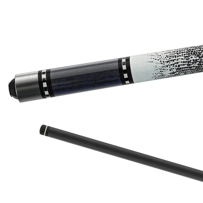 BIZU MOON SPEED 58" Carbon Fiber Pool Cue-Lizard skin texture