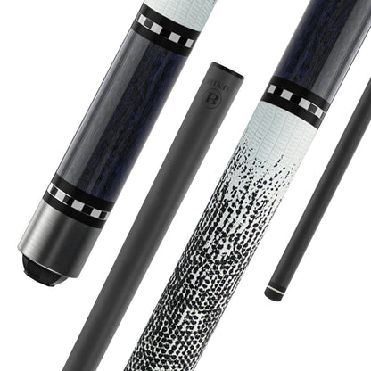 BIZU MOON SPEED 58" Carbon Fiber Pool Cue-Lizard skin texture