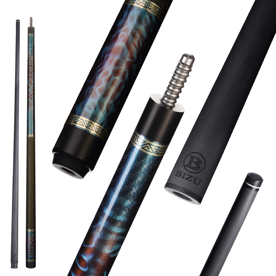 FULL CARBON FIBER POOL CUE – BIZU BILLIARDS