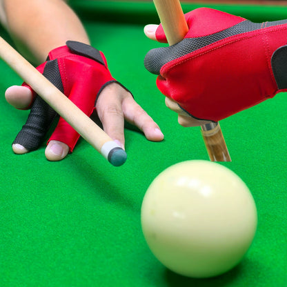 3 Finger Breathable Elastic Quick Dry Billiard Snooker Gloves