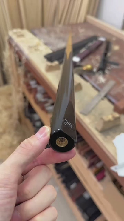 Handcrafted custom snooker cue