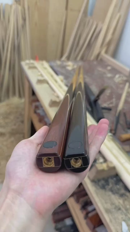 Handcrafted custom snooker cue